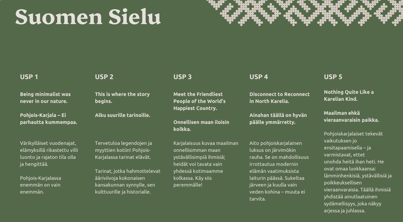 Suomenkieliset USPit